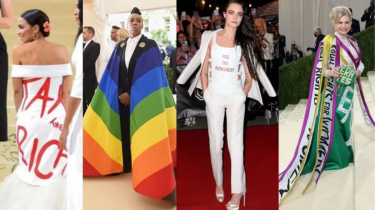 Some of the most political and popular Met Gala looks.