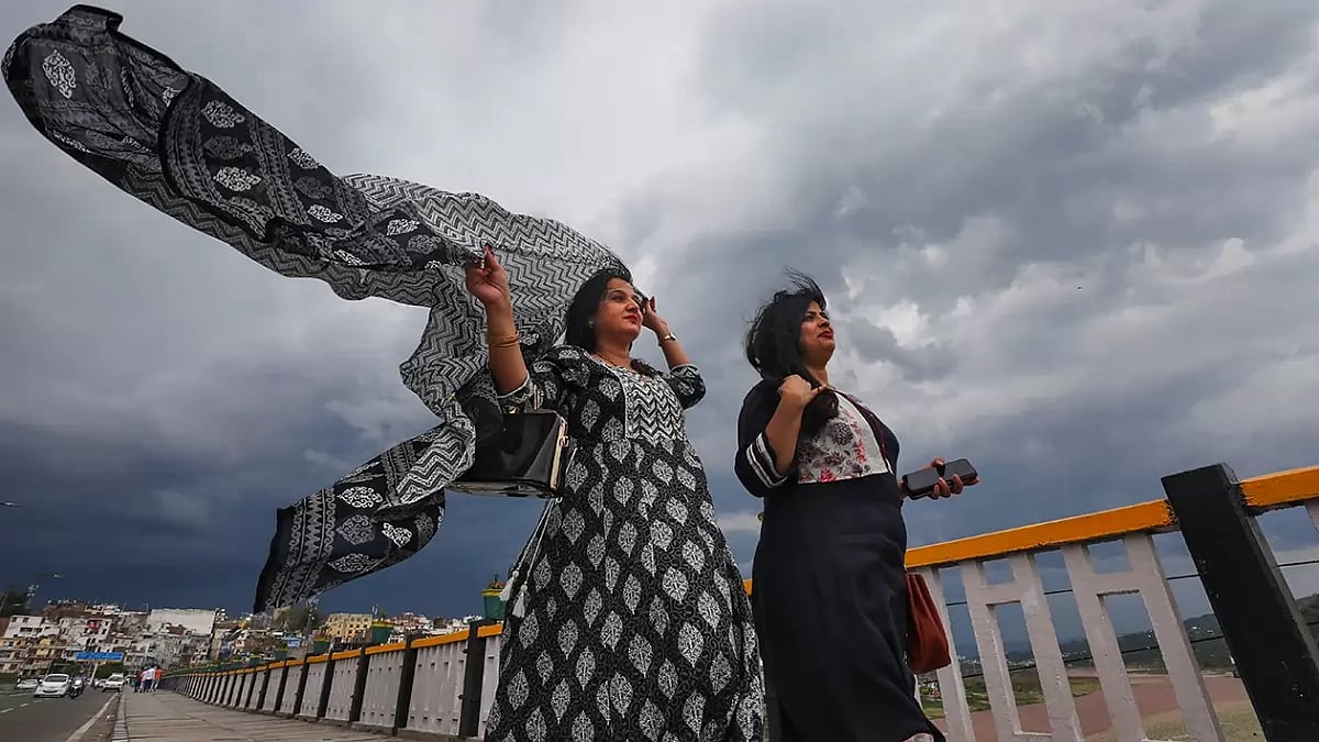 Cloudy day in Jammu
