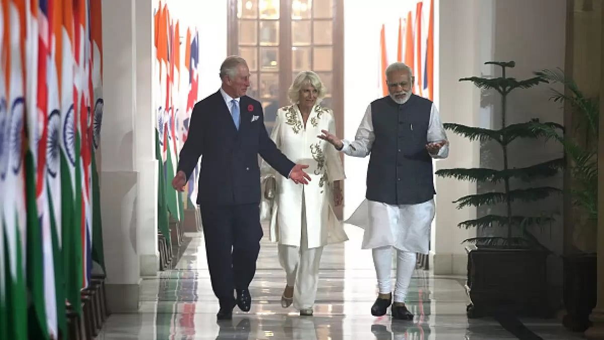 Prince Charles with Narendra Modi 