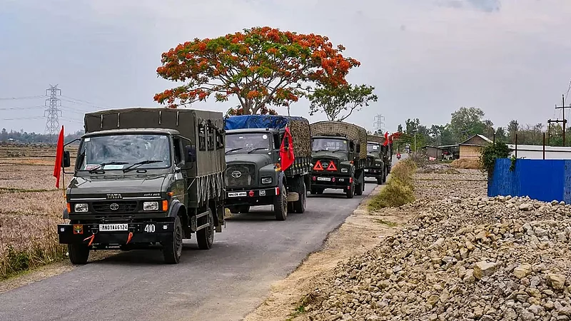 Manipur: Curfew Relaxed In 11 Districts As Situation Improves, Flag Marches Carried Out In Affected Areas
