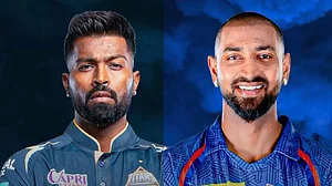 GT lead in the 2023 IPL standings, while LSG are placed second.