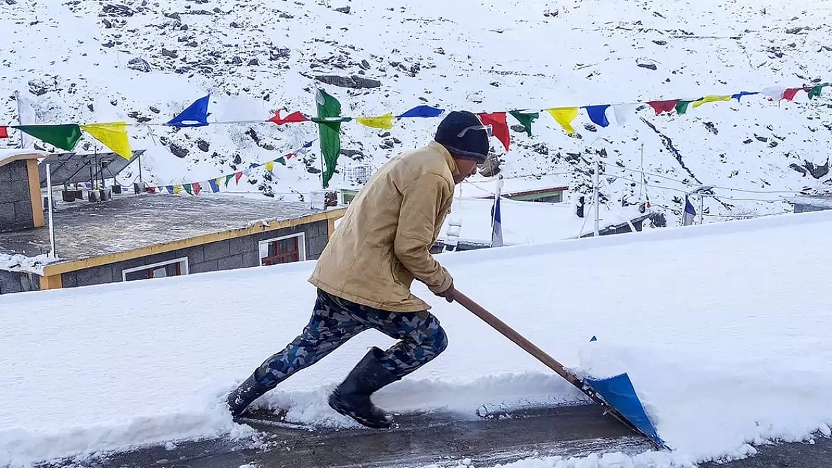 Snowfall in Lahaul & Spiti