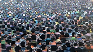 Breathe and Merge: Acrylic On Canvas by Apurba Nandi