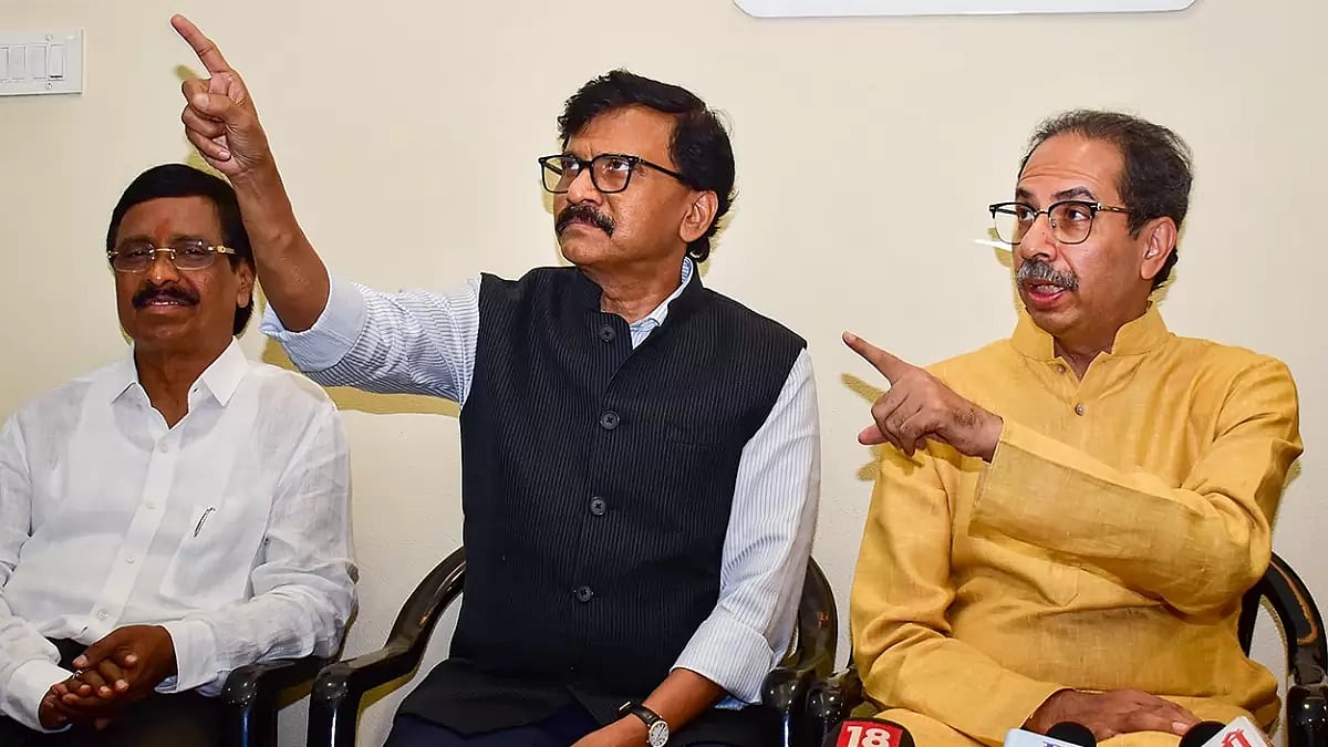 Uddhav Thackeray at press conference