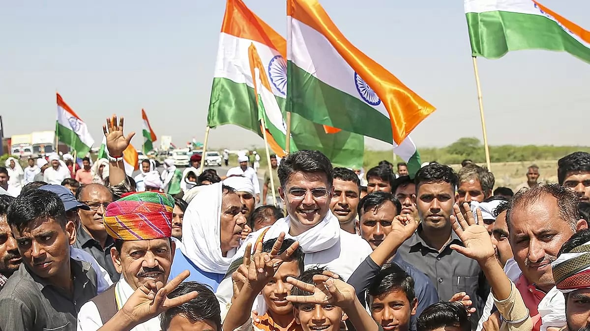 Sachin Pilots Jan Sanghrah Yatra
