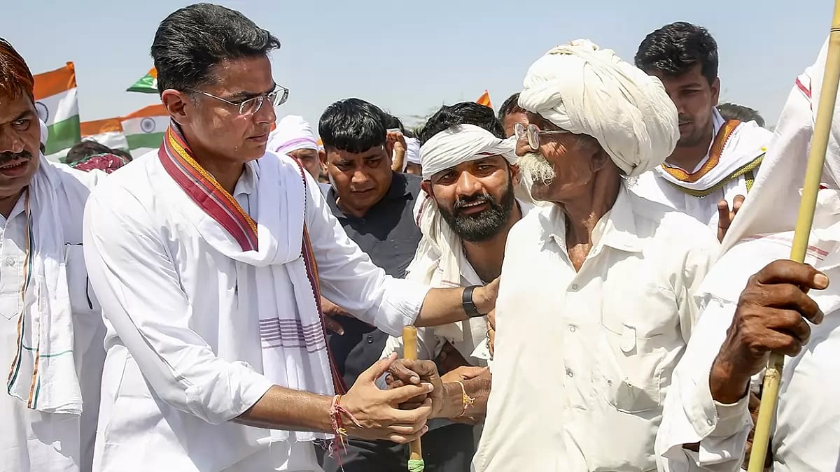 Sachin Pilots Jan Sanghrah Yatra