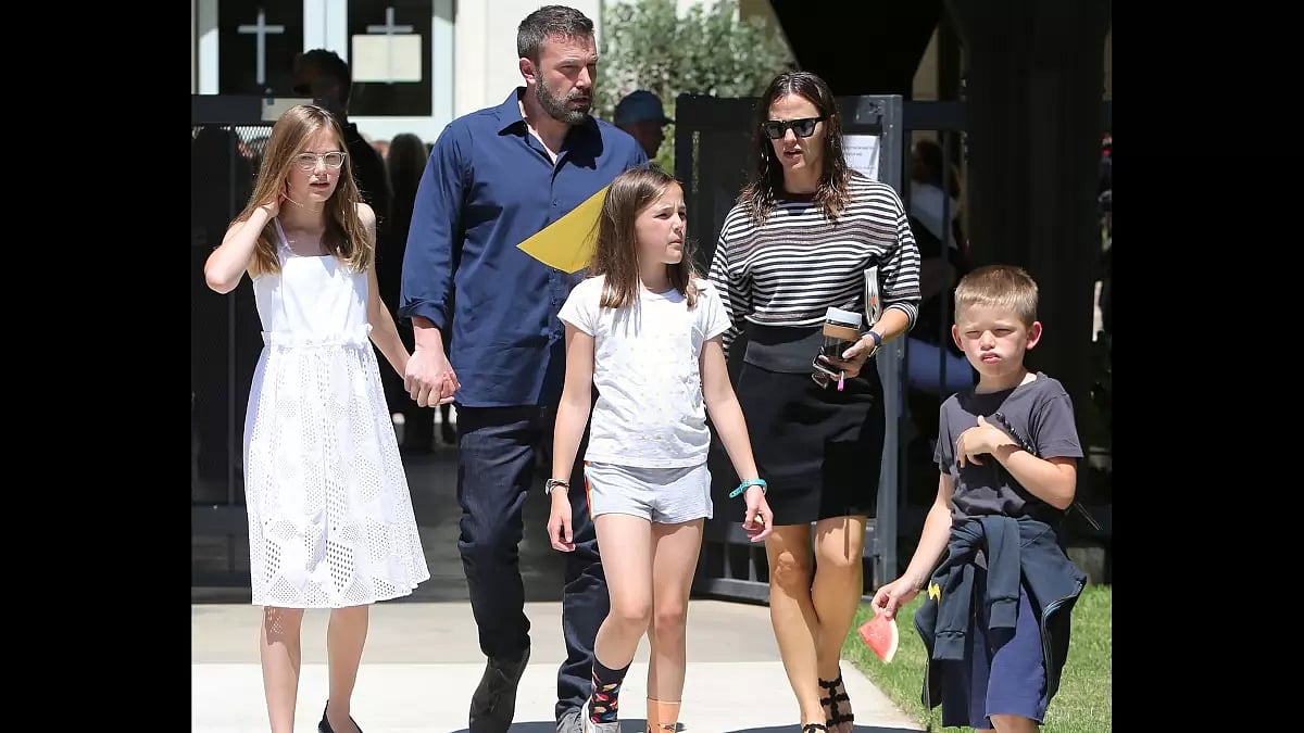 Ben Affleck, Jennifer Garner with kids