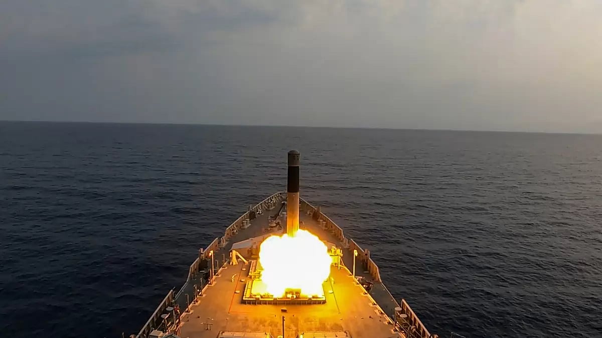 Navy Successfully Test-Fires BrahMos Missile In Bay In Bengal