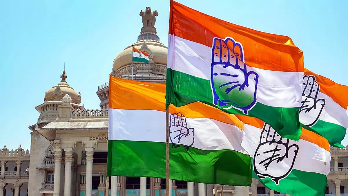 Congress workers in Bengaluru