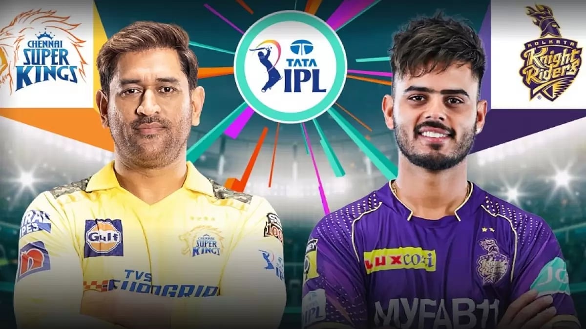 In the previous match between both teams this season, CSK defeated KKR by 49 runs.
