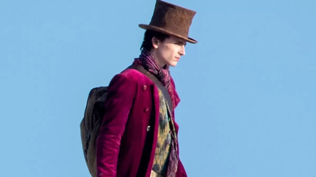 Timothee Chalamet in Wonka