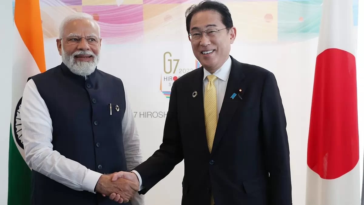PM Modi with Japanese Prime Minister Fumio Kishida