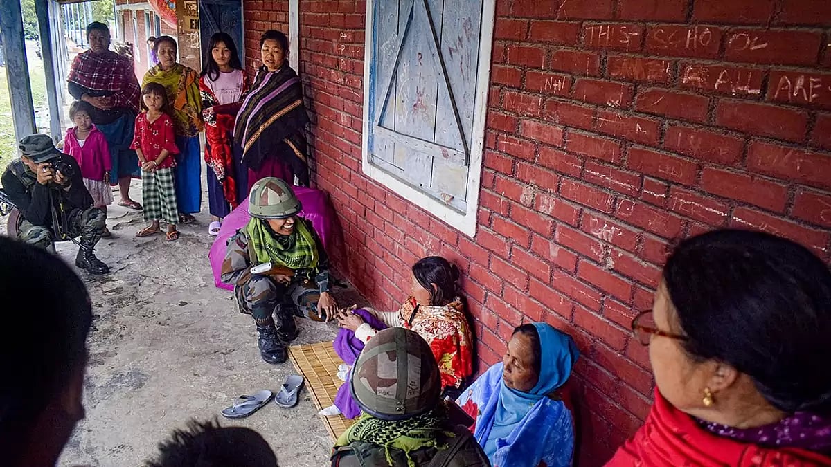 Assam Rifles' Area Domination Patrol in Manipur