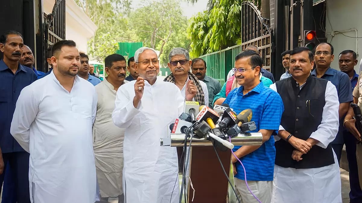 CM Kejriwal, Nitish Kumar meet