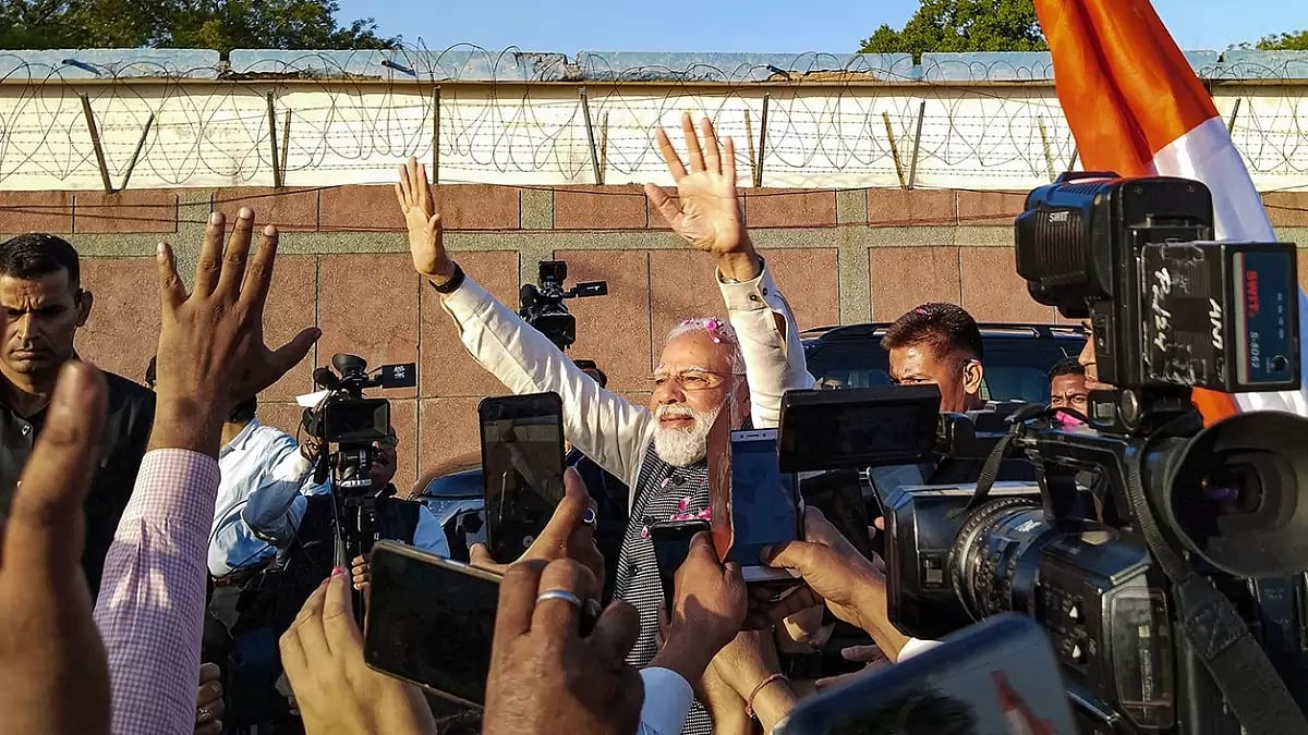 PM Modi arrives in Delhi