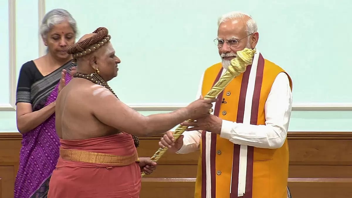 PM Modi receives Sengol