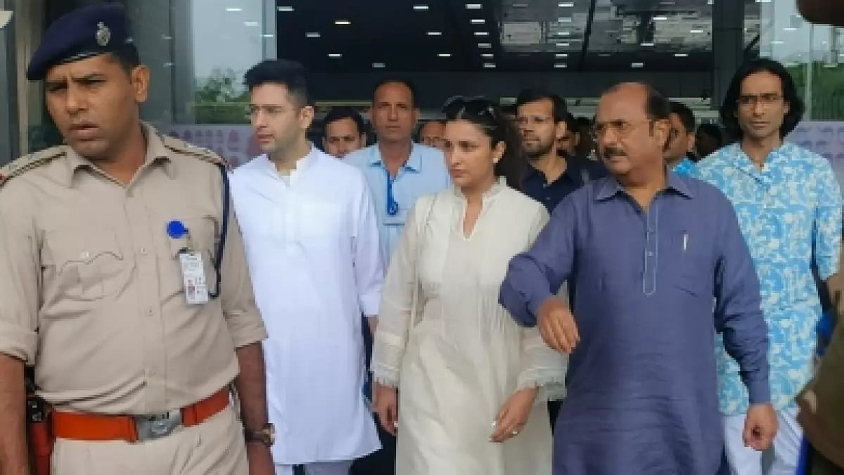 Raghav Chadha & Parineeti Chopra 