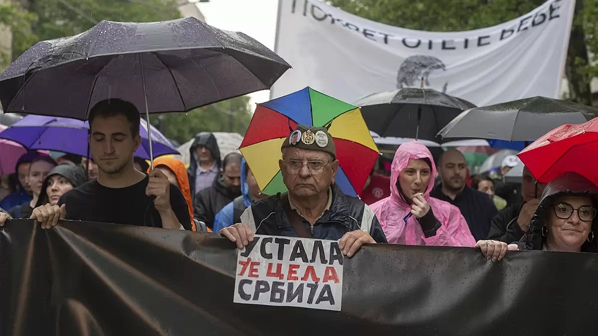 Serbia Protest