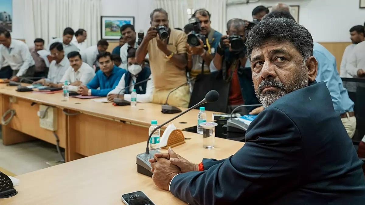 PTI : Karnataka Dy CM DK Shivakumar |
