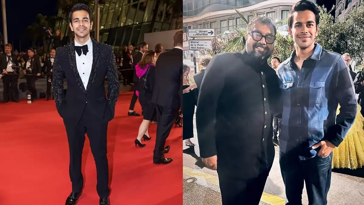 Sambhav Jain with Anurag Kashyap at Cannes 2023