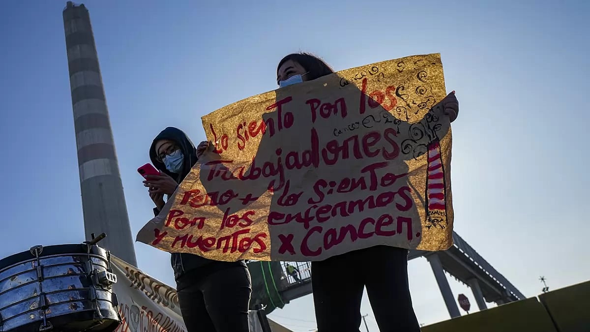 Chile Copper Factory Closed