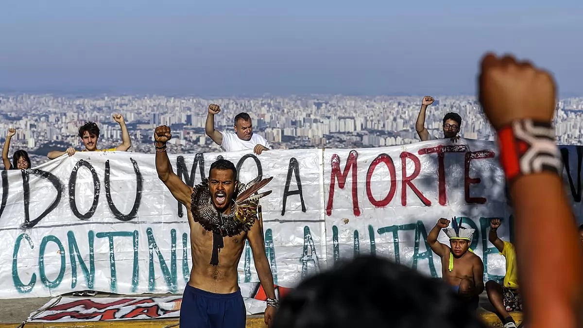 Brazil Indigenous Protest