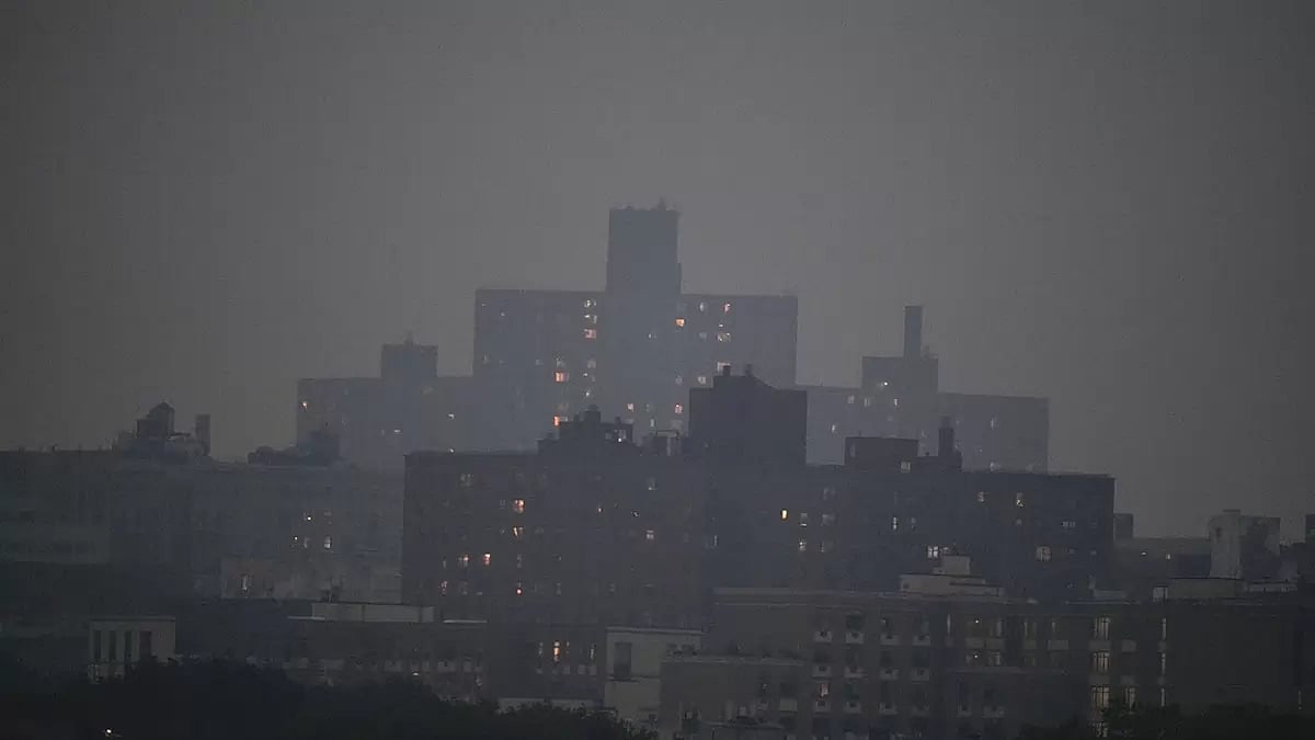 Canada Wildfires New York