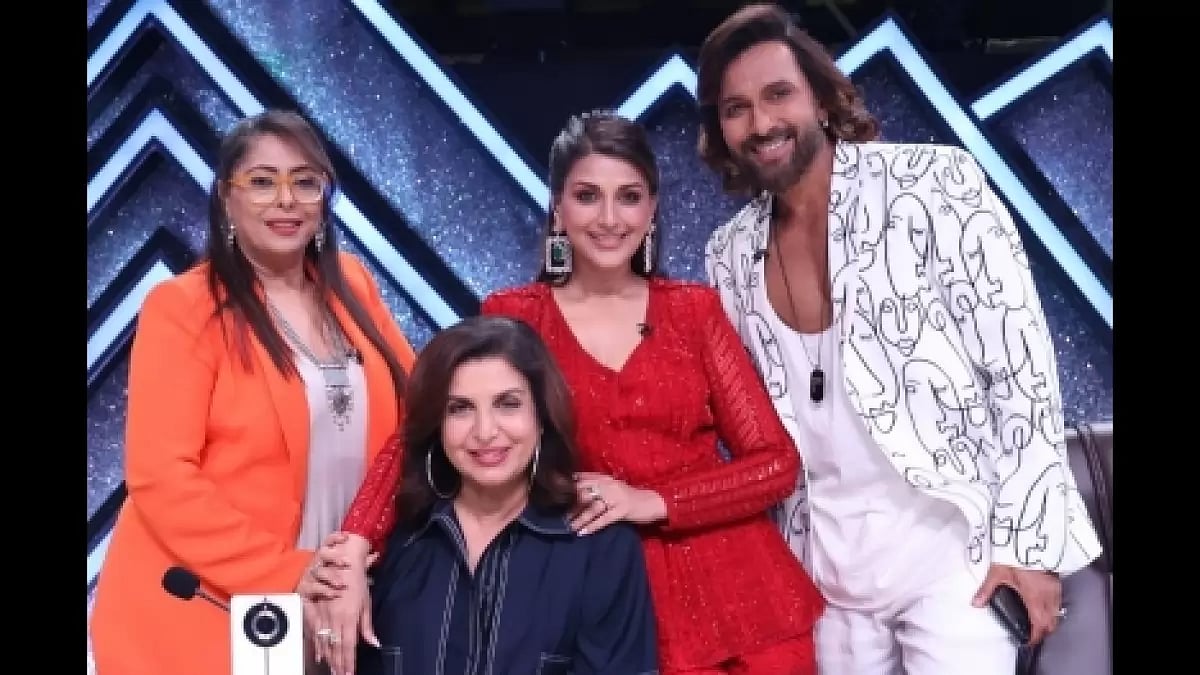 Farah Khan with 'India's Best Dancer 3' judges