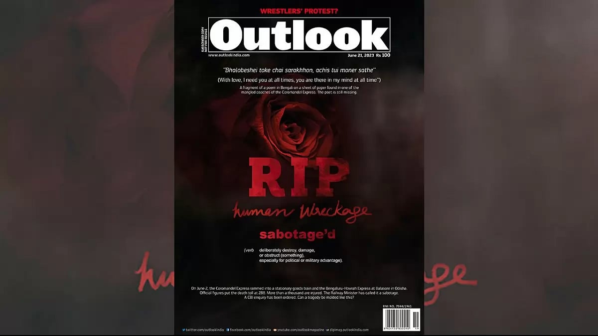 Outlook's latest issue on Odisha train accident and ongoing wrestlers' protest