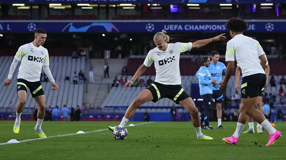 Manchester City's Players Training Session