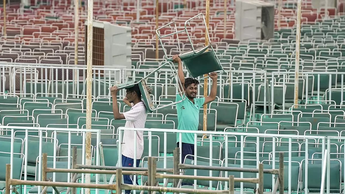 Preparations for AAPs maha rally