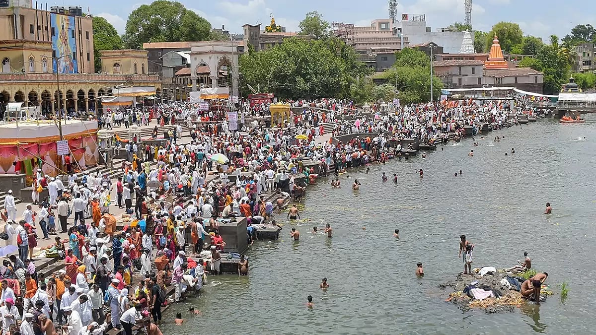 Annual pilgrimage of warkaris