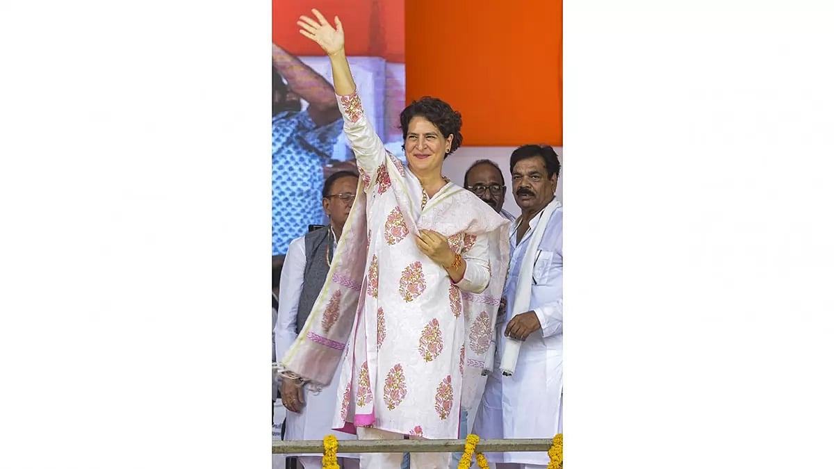 Priyanka Gandhi Vadra in Jabalpur