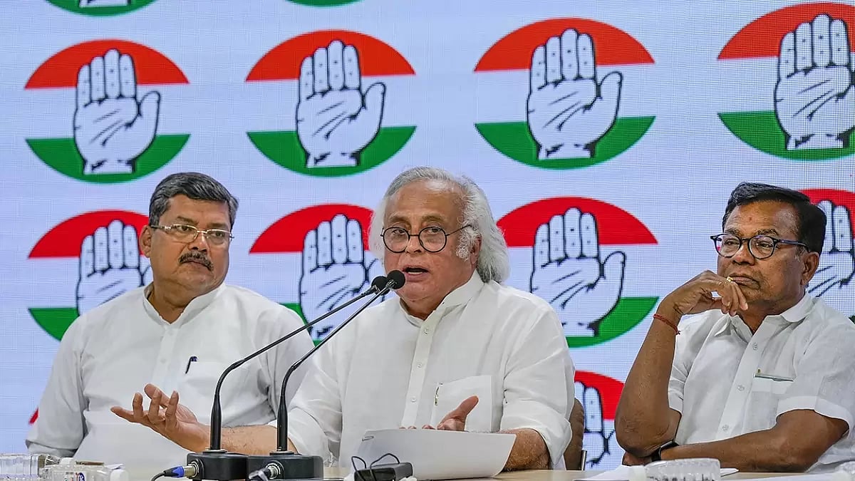 Jairam Ramesh at Congress HQ