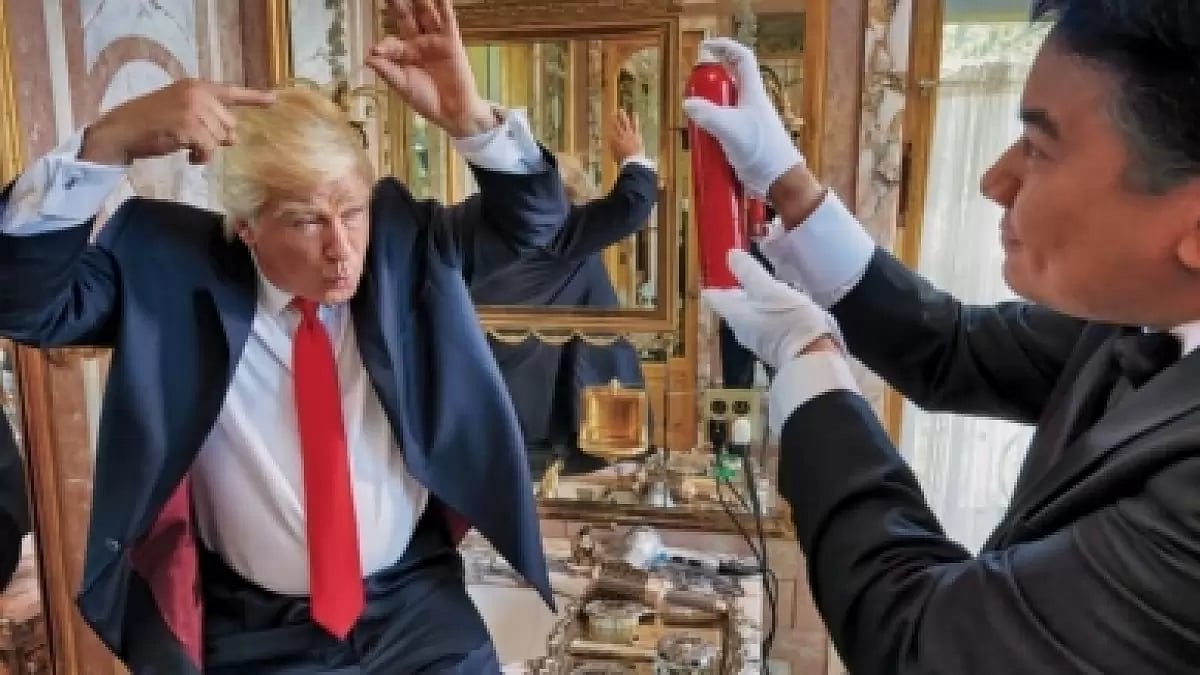 Alec Baldwin Dons Donald Trump Costume
