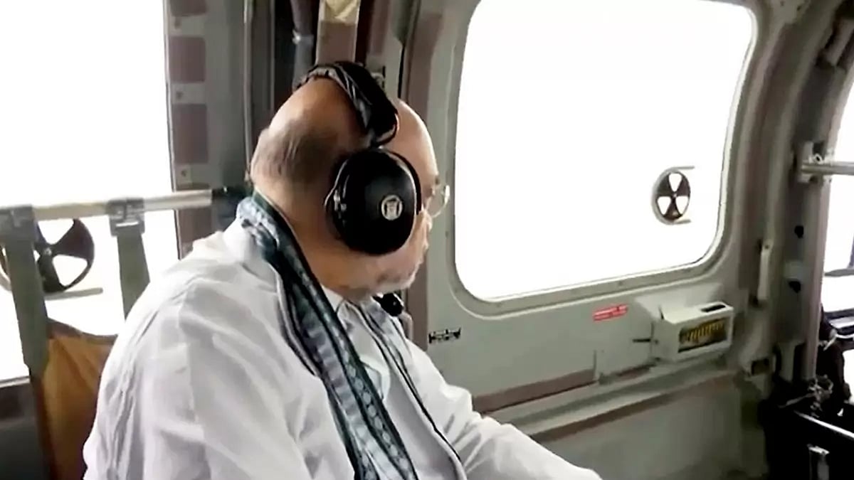 Cyclone Biparjoy: Amit Shah conducts aerial survey