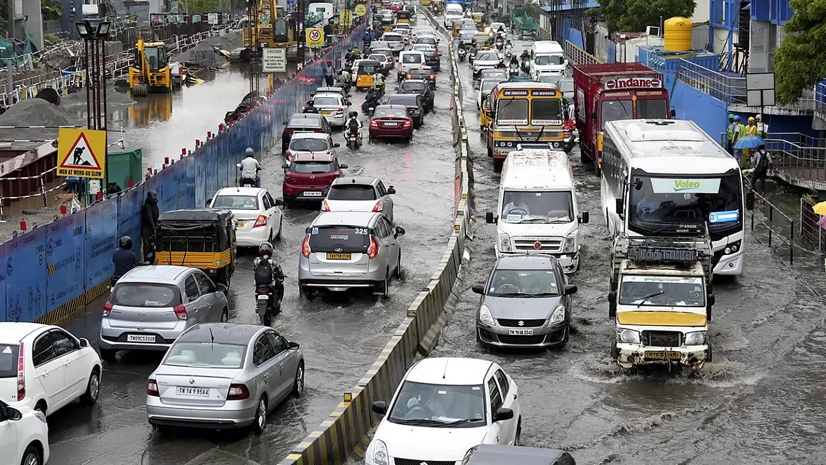 Rain Lashes Delhi, Maximum Temp Dips To 34.5 Deg C