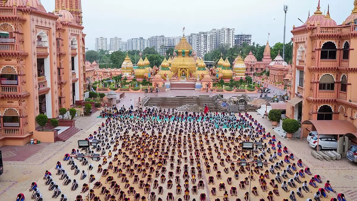 International Day of Yoga preparations