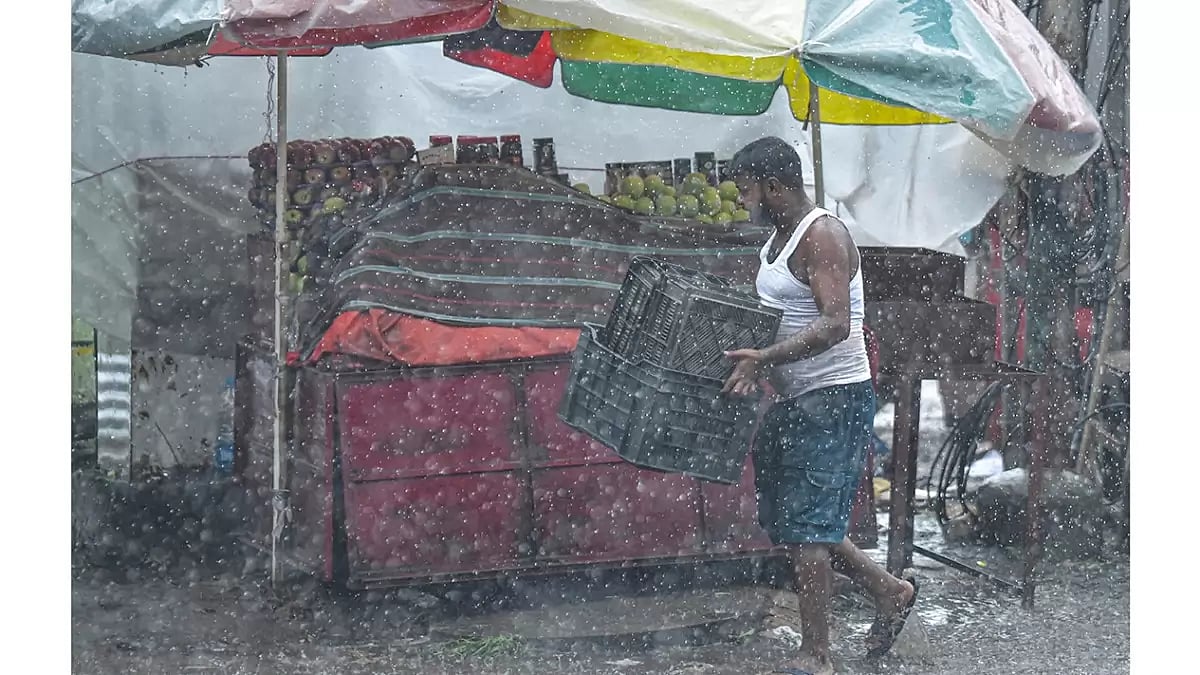 Rain in Agartala