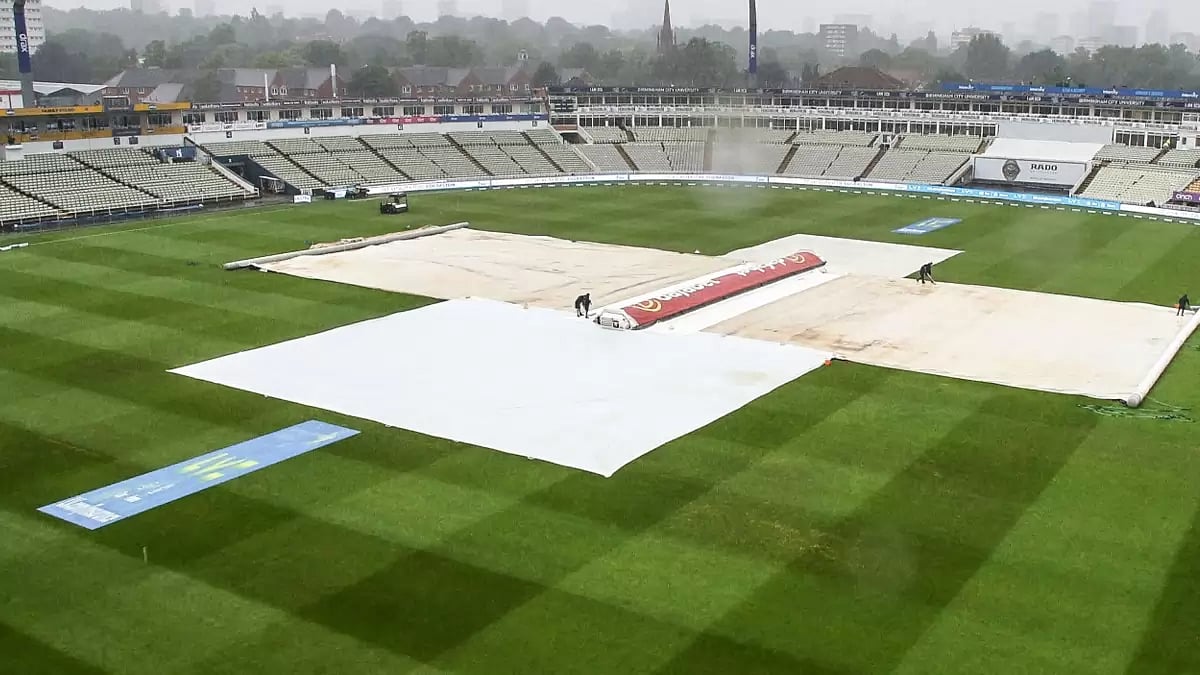 Rain Delays Start Of Final Day Of 1st Ashes Test At Edgbaston