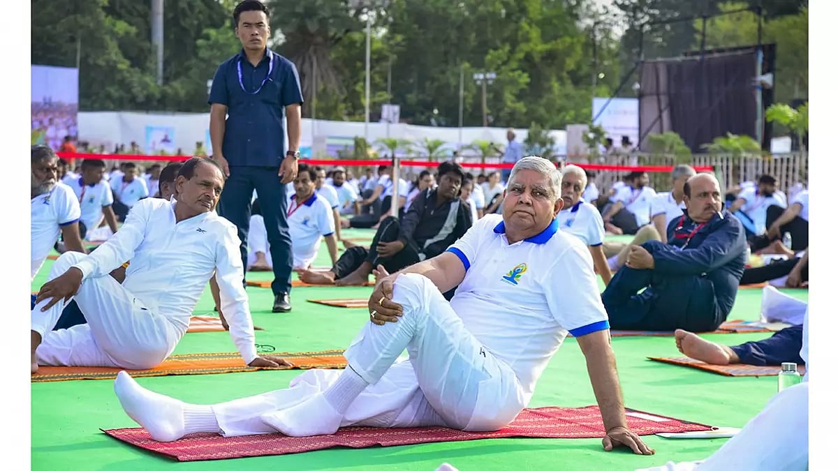 International Yoga Day 2023: Yoga session in Jabalpur