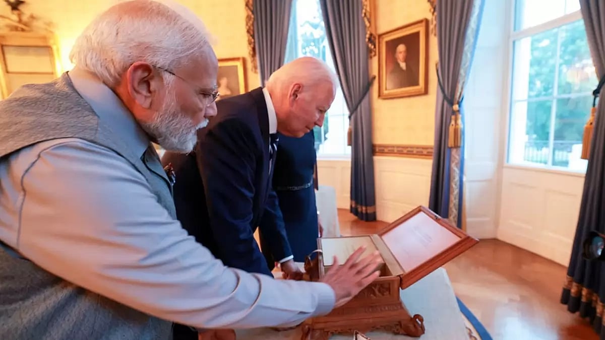 Joe Biden, Narendra Modi