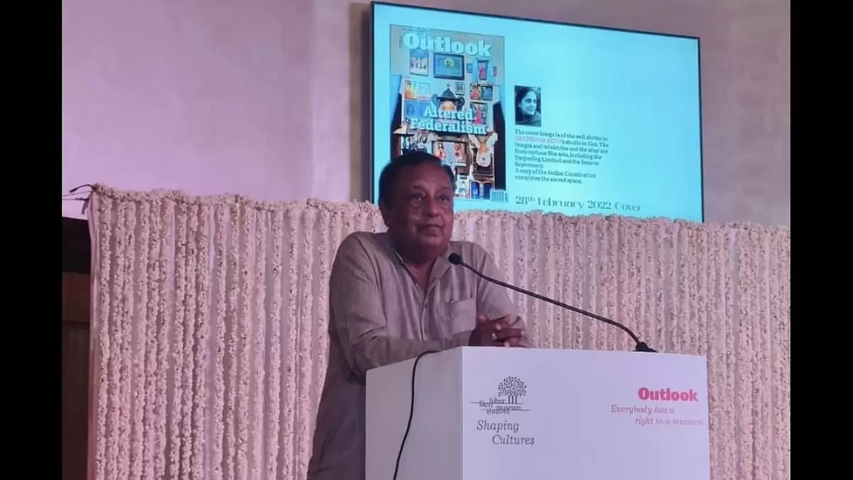 Anjani Kumar Singh, Director General - Bihar Museum speaking at Outlook's event 