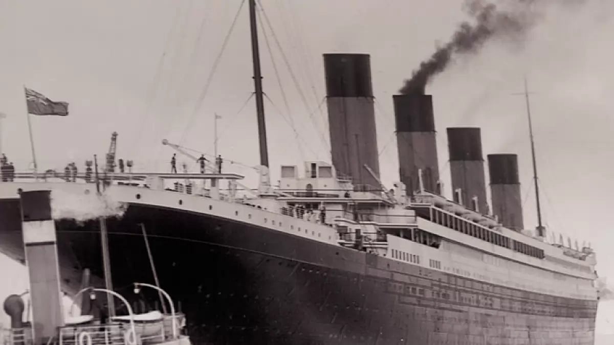Documental picture of the Titanic at the Titanic Belfast, a visitor attraction dedicated to the ship which sank in 1912. Photo Credit: Anton_Ivanov/ Shutterstock