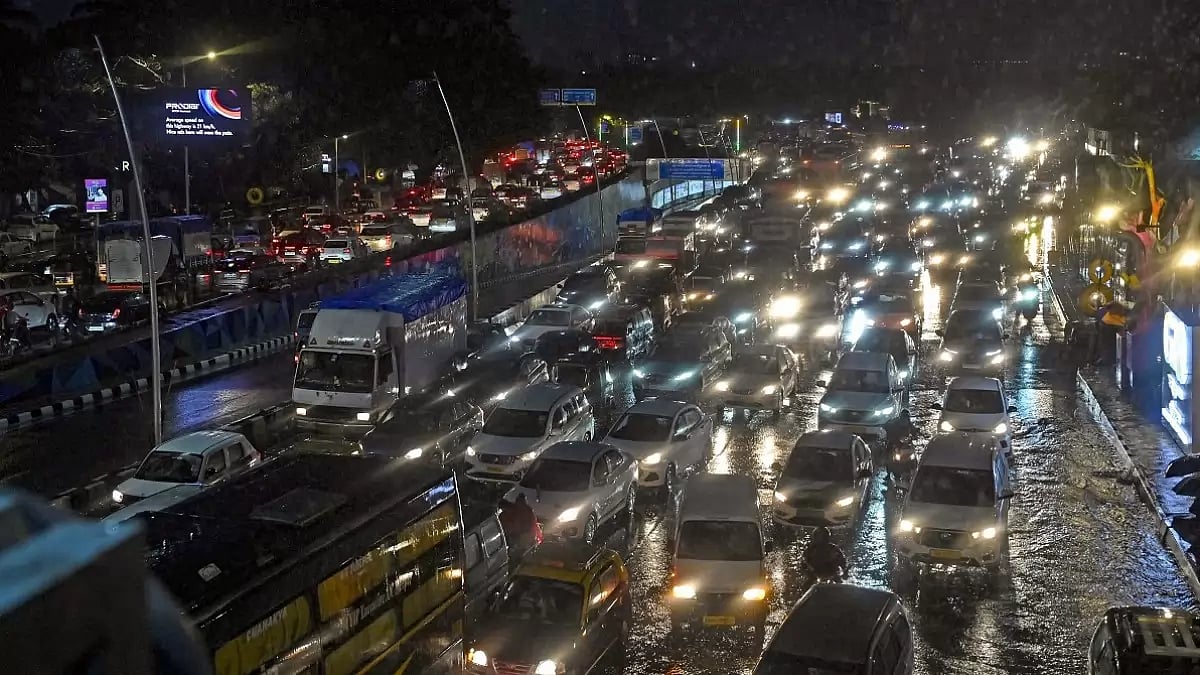 Traffic in Mumbai
