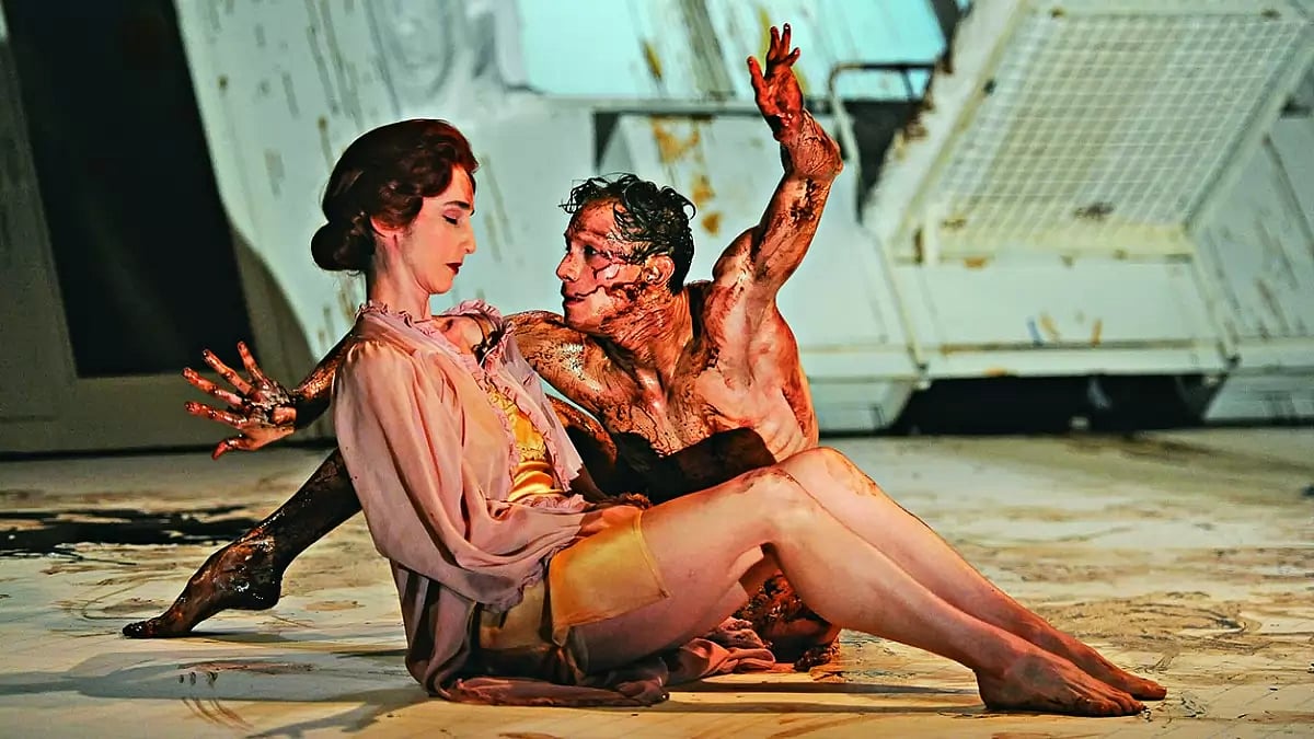 Beginning with Gregor Samsa: A scene from The Metamorphosis directed by Arthur Pita, London