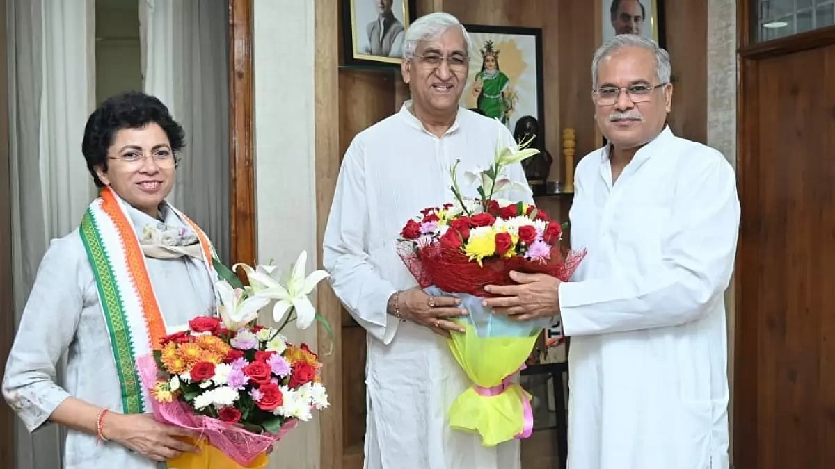Chhattisgarh Deputy CM TS Singh Deo paid a courtesy call to CM Bhupesh Baghel 