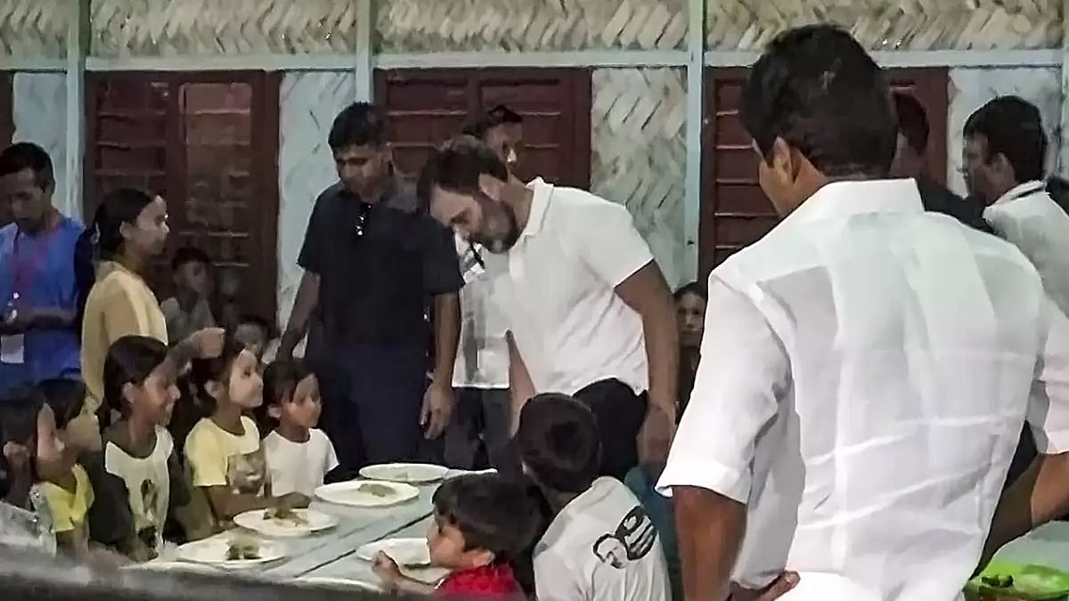 Rahul Gandhi in Manipur