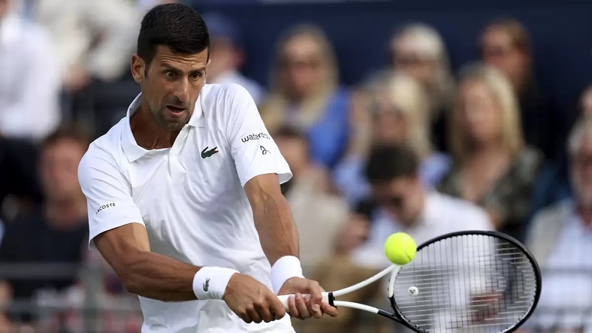 Serbia's Novak Djokovic won 6-3, 7-6 (4), 7-5 against Jordan Thompson.