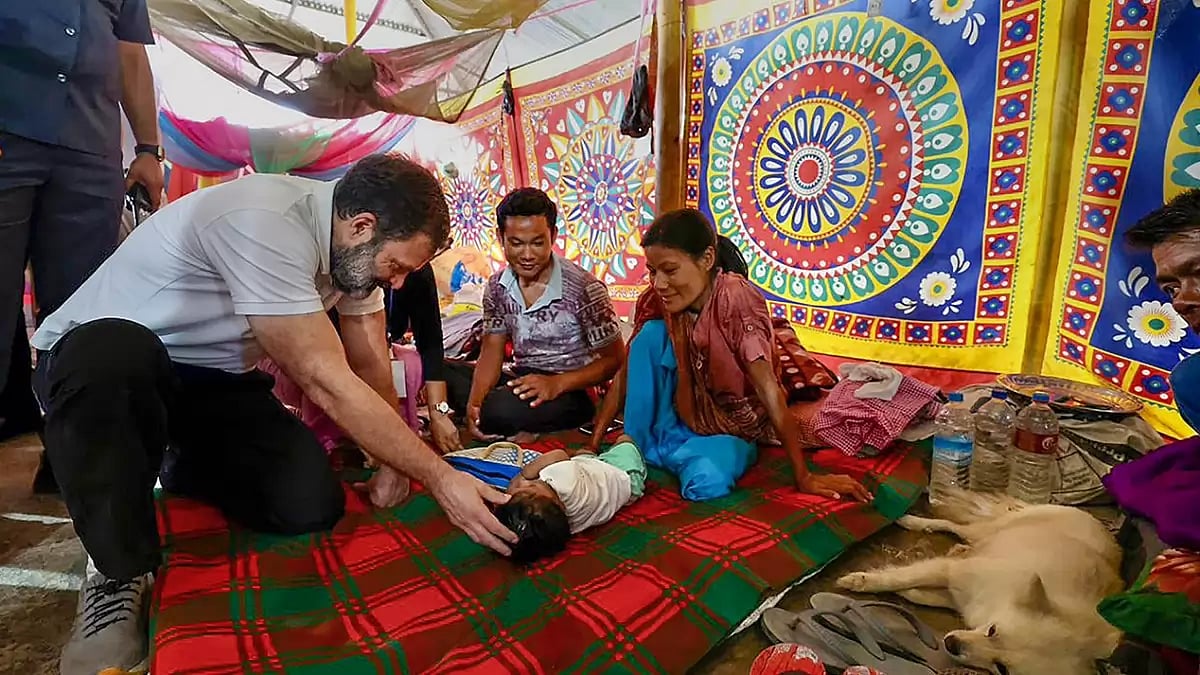 Rahul Gandhi in Manipur